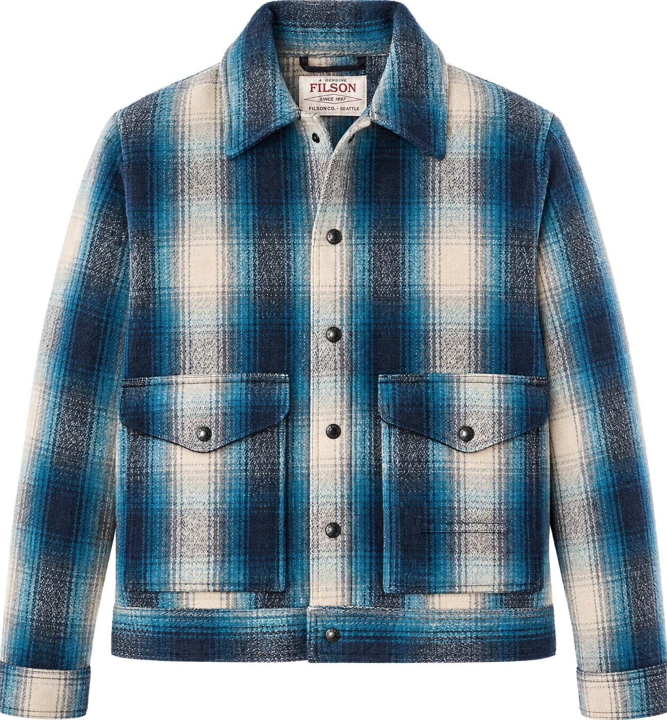 Shirts Teal / Gray Ombre