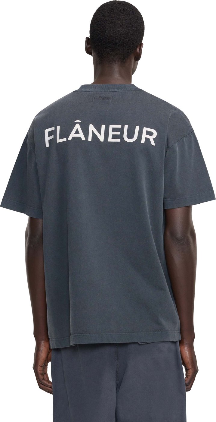 Double Logo T-Shirt Washed | Black