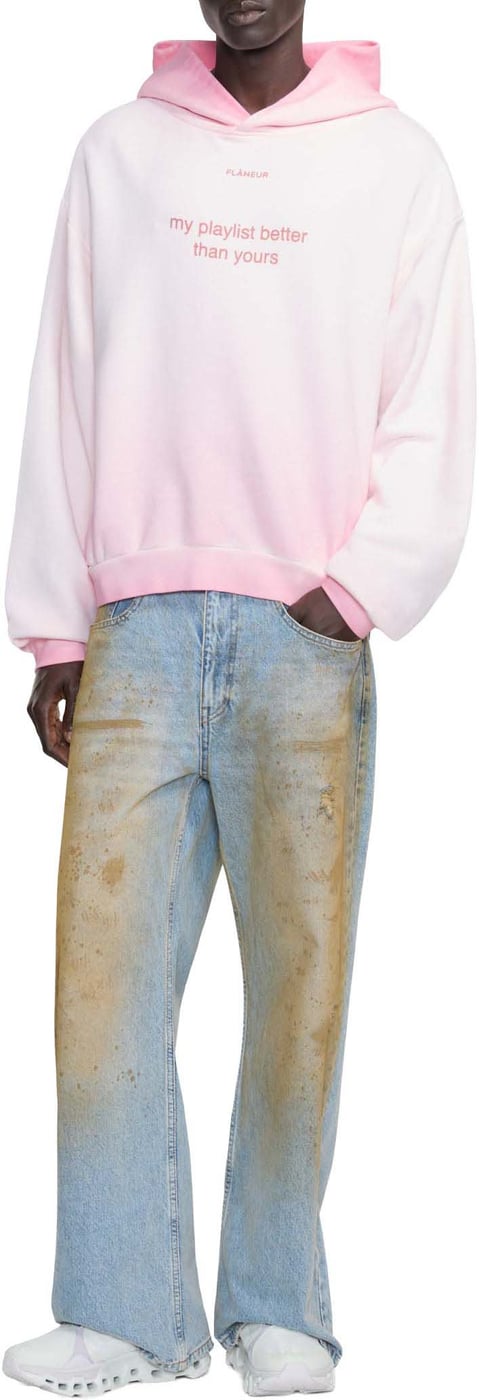 Playlist Hoodie | Washed Pink