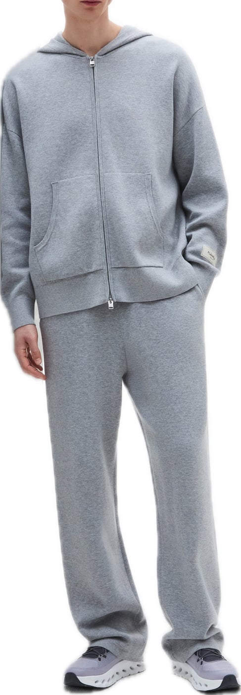 Atelier Knit Zip-Up | Heather Grey