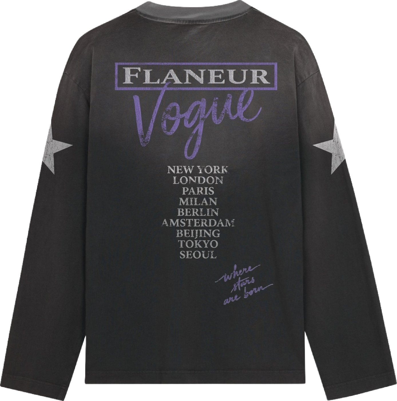 Vogue Long Sleeve | Washed Black