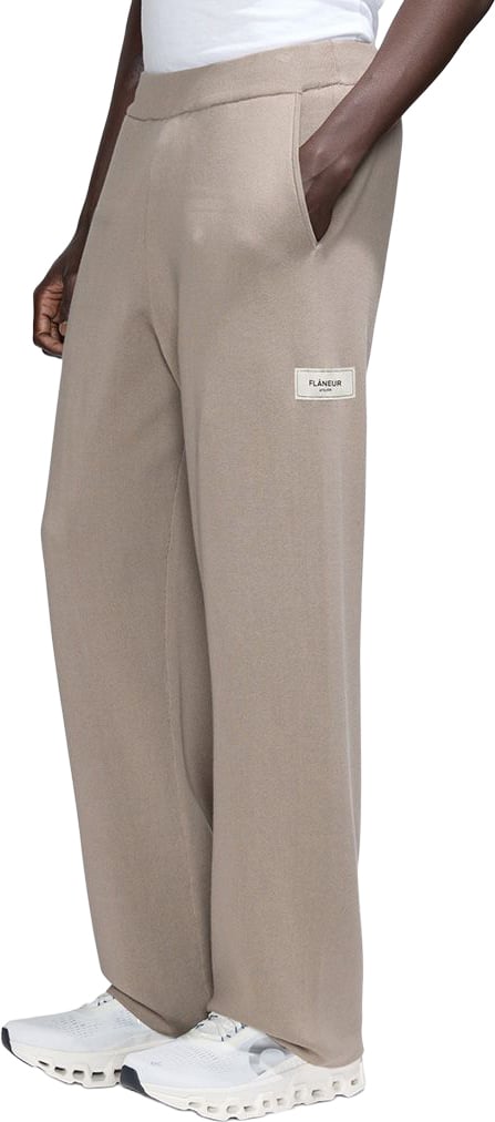atelier knit pants taupe