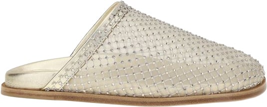 Forte_Forte Silver Fabric Mules