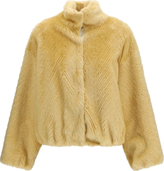 Forte_Forte Gold Modacrylic Bomber