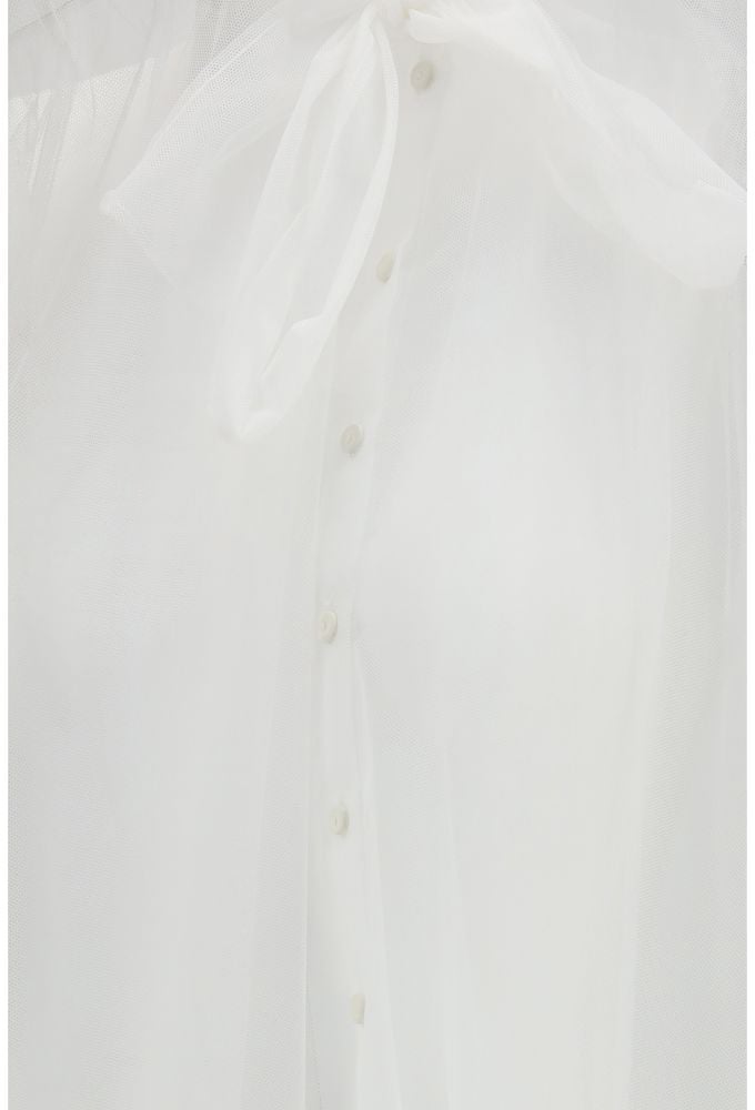 Forte_Forte White Polyester Blouse