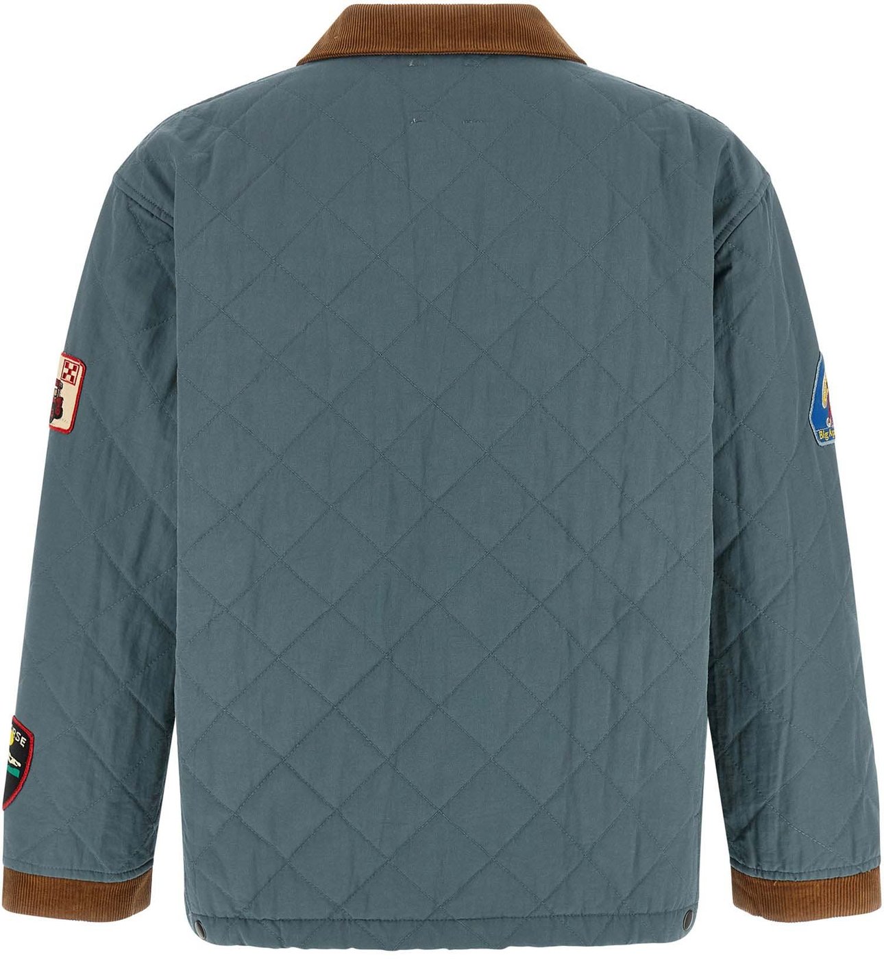 FOUND Blue Cotton Full-Length Jacket