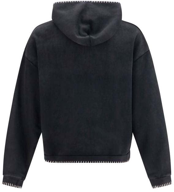 FOUND Black Cotton Sweatshirt