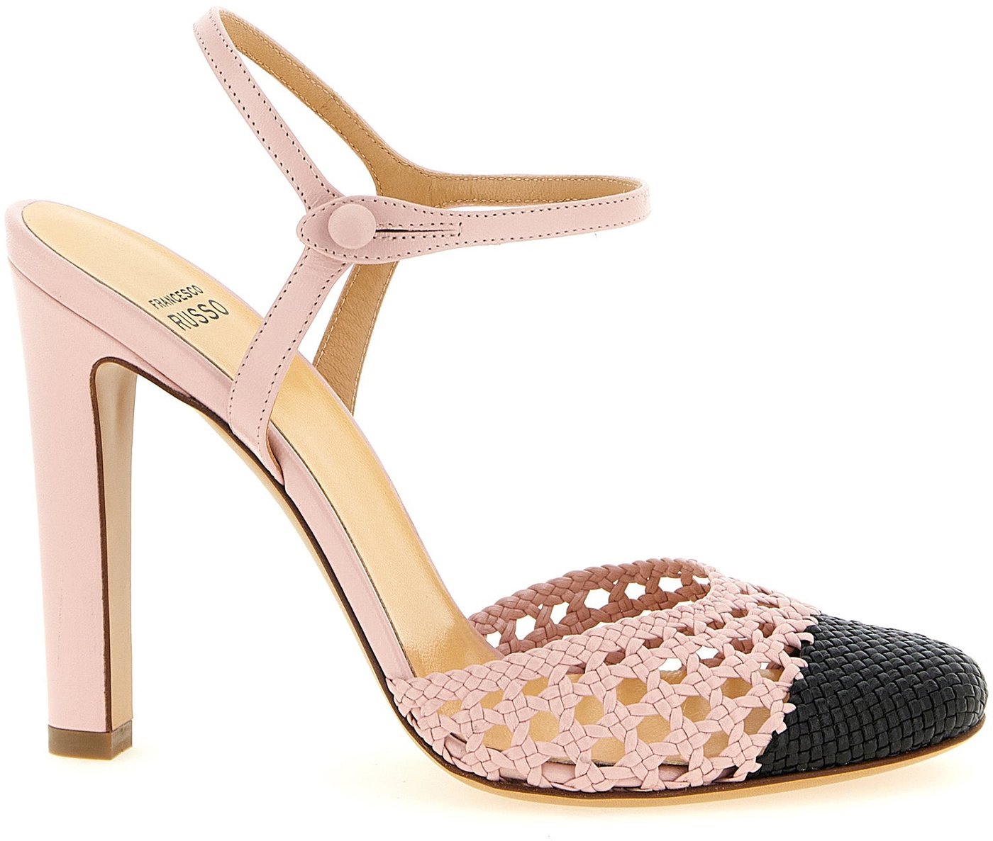 Francesco Russo Multicolor Goatskin High Heel Pumps