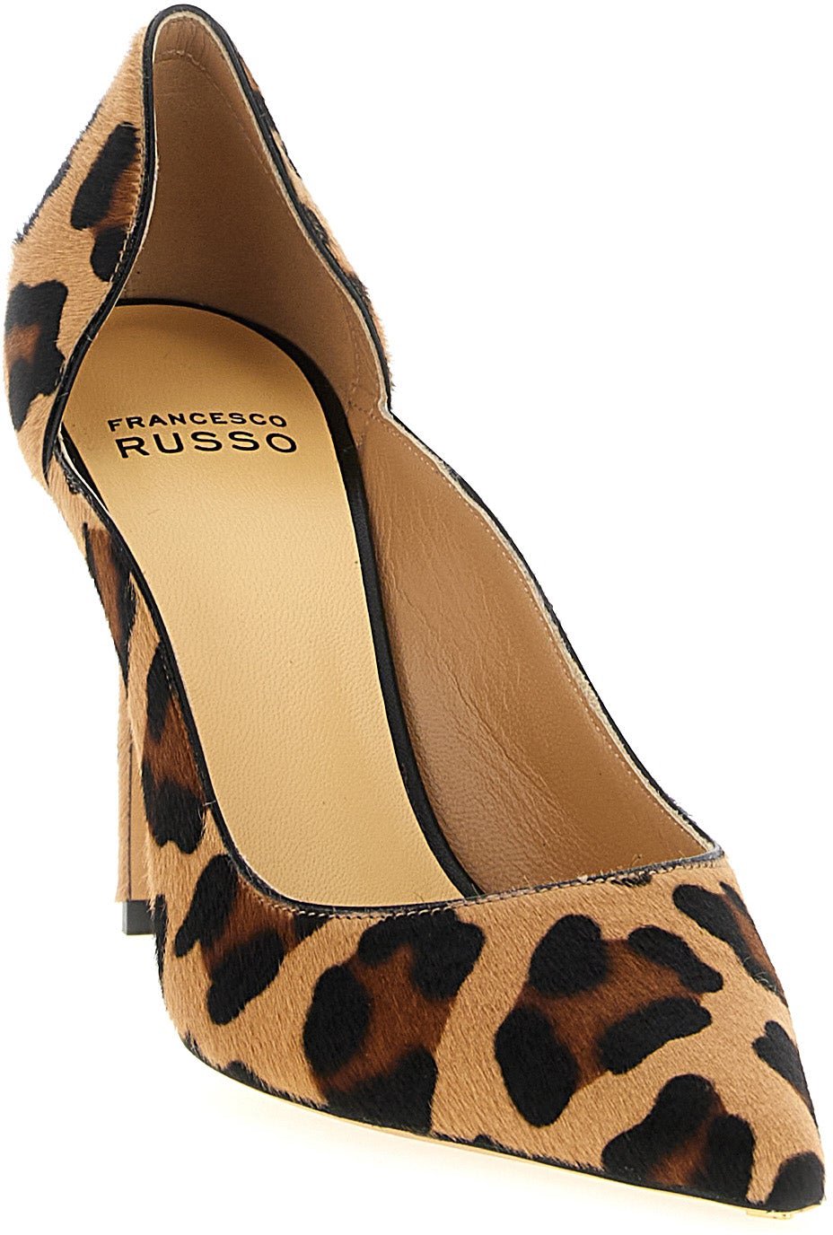 Francesco Russo Multicolor Goatskin High Heel Pumps