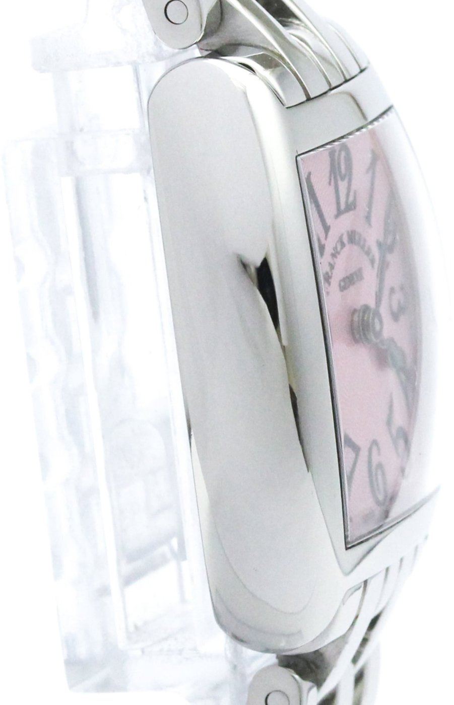 Franck Muller Cintree Curvex Quartz White Gold and Crocodile with Diamond Bezel 22