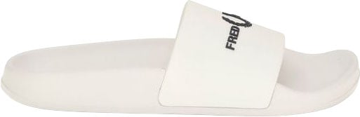 Fred Perry White Rubber Sandals