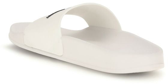 Fred Perry White Rubber Sandals