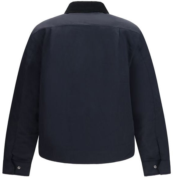Fred Perry Blue Recycled Polyamide Full-Length Jacket