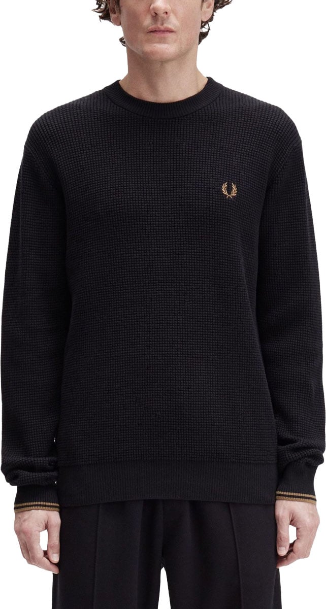 KNIT WITH EMBOSSED WORK