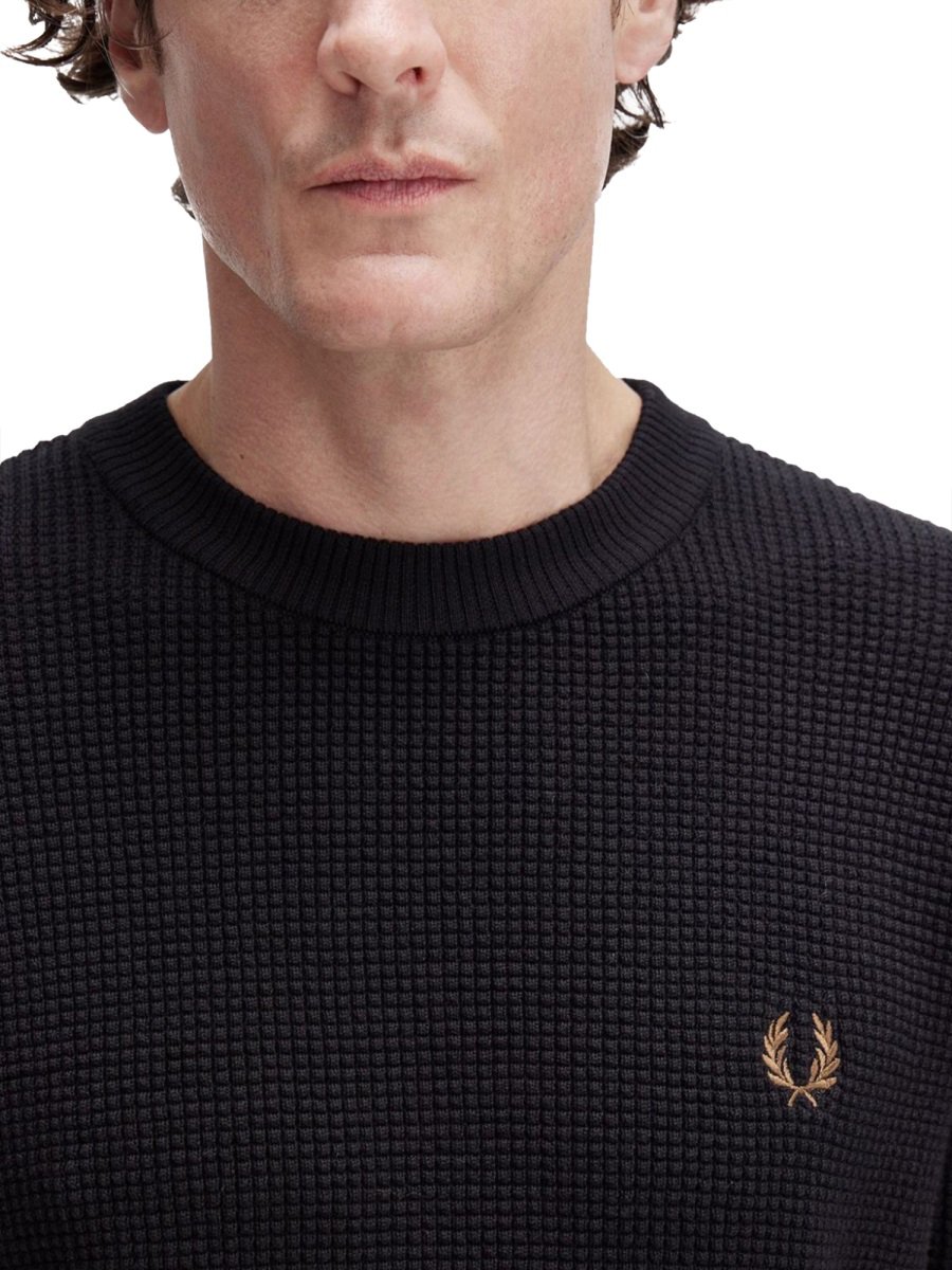 KNIT WITH EMBOSSED WORK