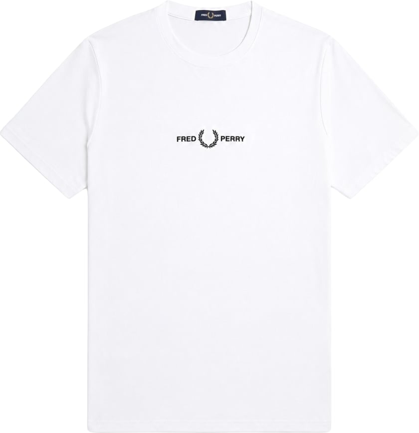 t-shirt con logo ricamato