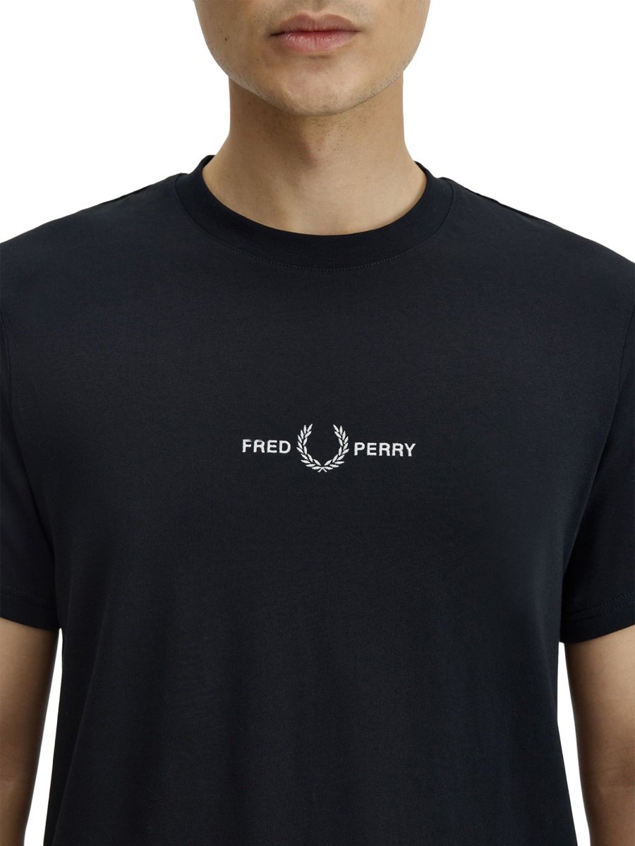 T-Shirt Con Logo Ricamato