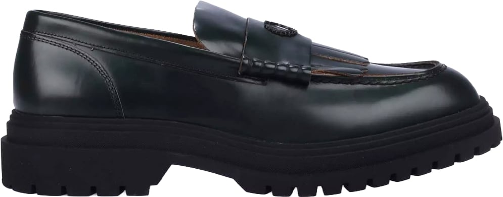 Logo Fringed Penny Loafers