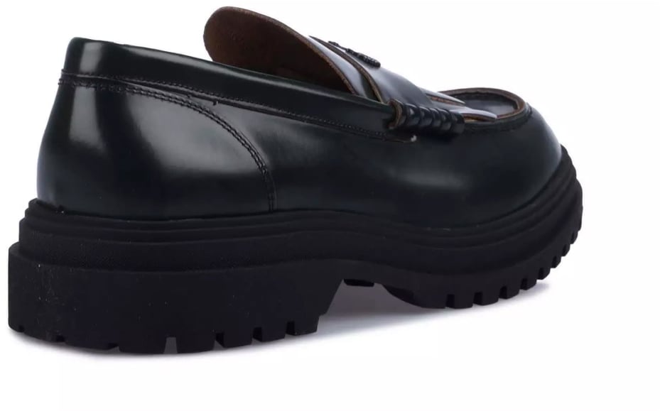 Logo Fringed Penny Loafers