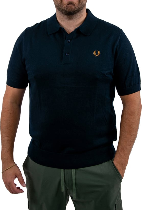 Fred Perry Cotton Knitted Shirt