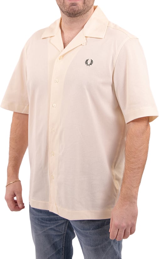 Fred Perry Compress Mesh Reverse Collar Shirt