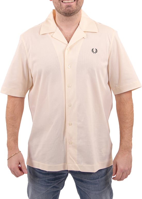 Fred Perry Compress Mesh Reverse Collar Shirt