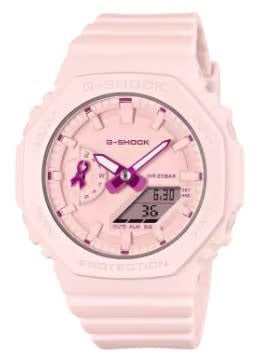 Casio G-Shock Horloge GMA-S2100PR-4AER Pink Ribbon 2026 Analoog Digitaal 42mm Special Edition