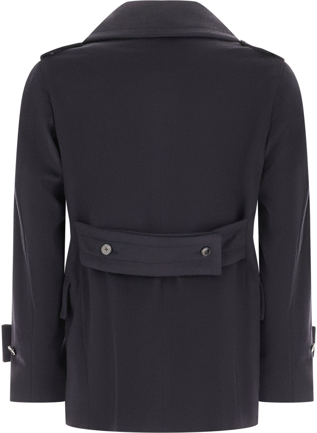 Gabriele Pasini Midnight blue wool and cashmere coat