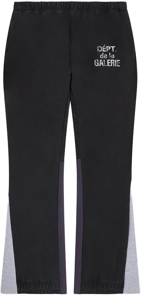 Gallery Dept. French Logo Flare Sweatpants 'Vintage Black'
