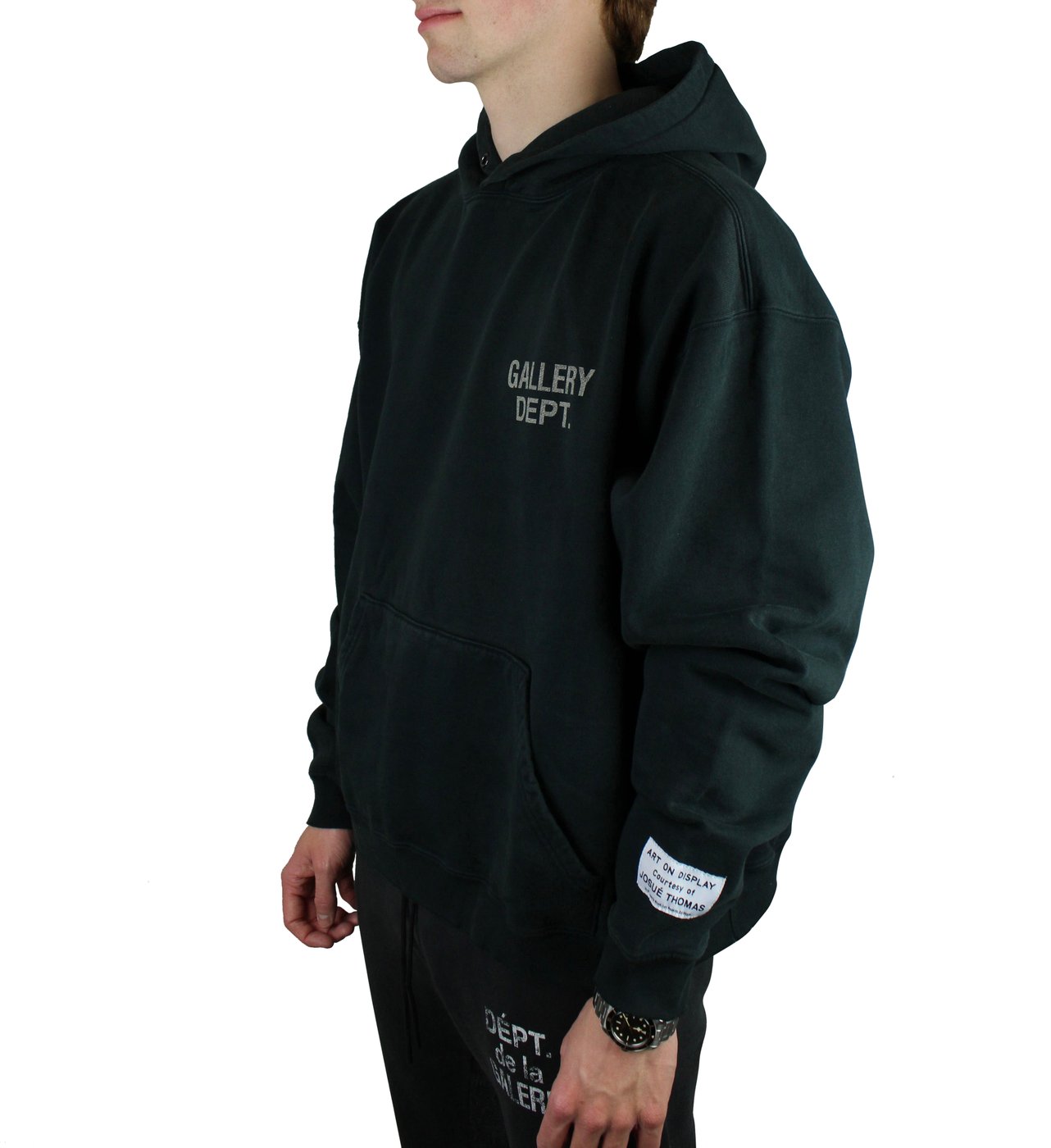 Gallery Dept. Souvenir Logo Hoodie 'Vintage Black'