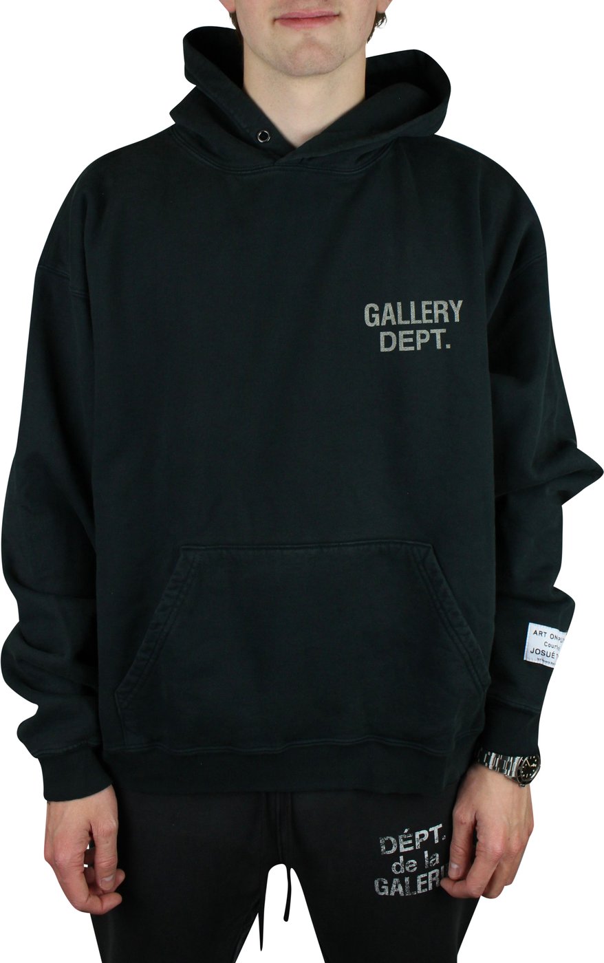 Gallery Dept. Souvenir Logo Hoodie 'Vintage Black'