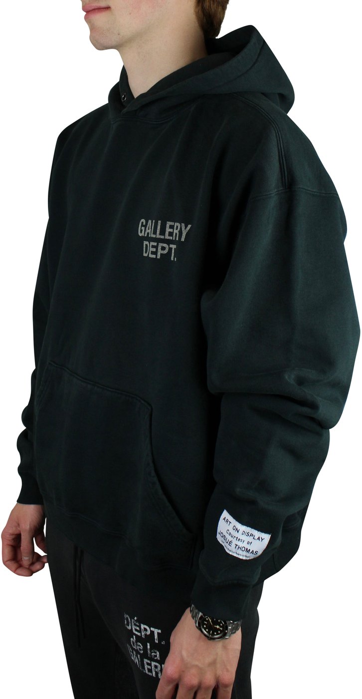 Gallery Dept. Souvenir Logo Hoodie 'Vintage Black'