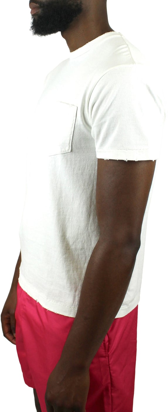 Gallery Dept. Plain Vintage Pocket Tee 'White'