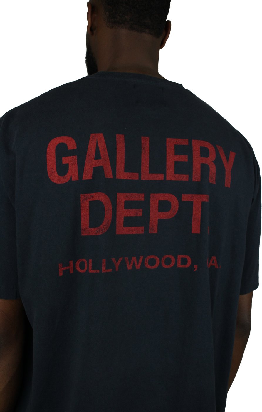 Gallery Dept. Souvenir Tee 'Washed Black'