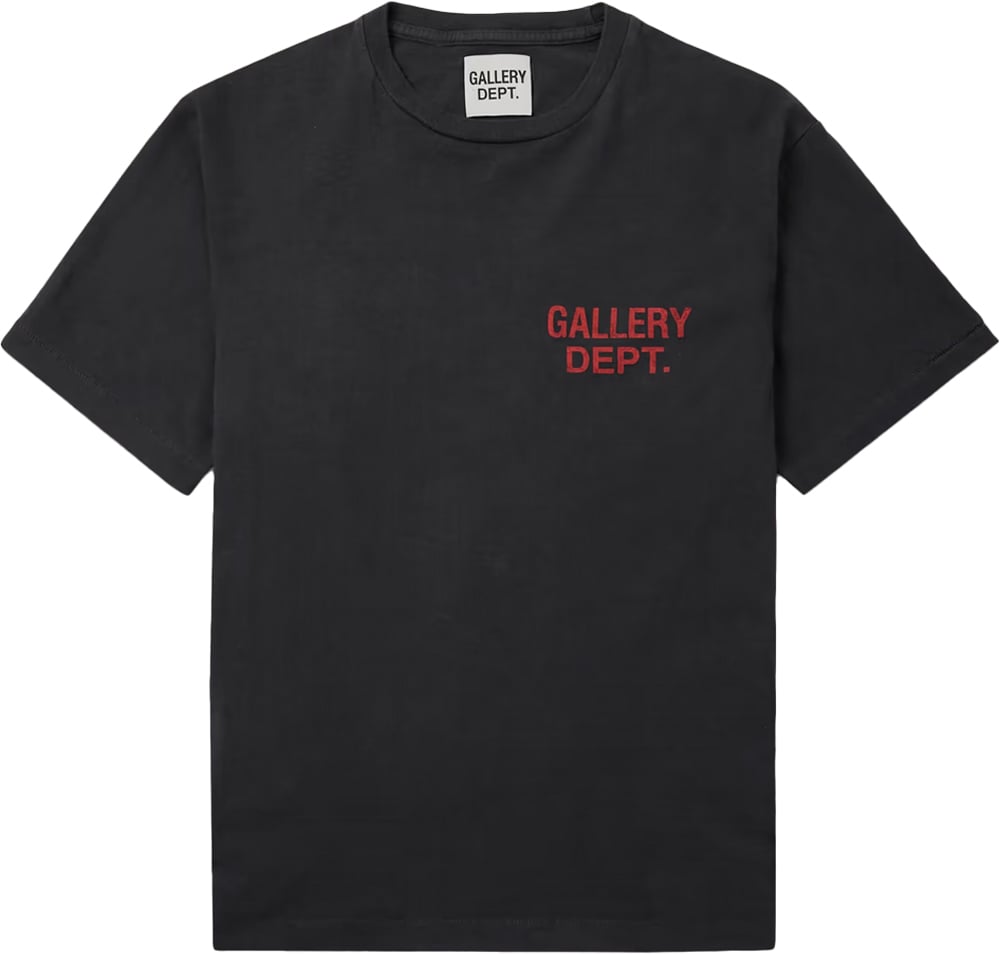 Gallery Dept. Souvenir Tee 'Washed Black'