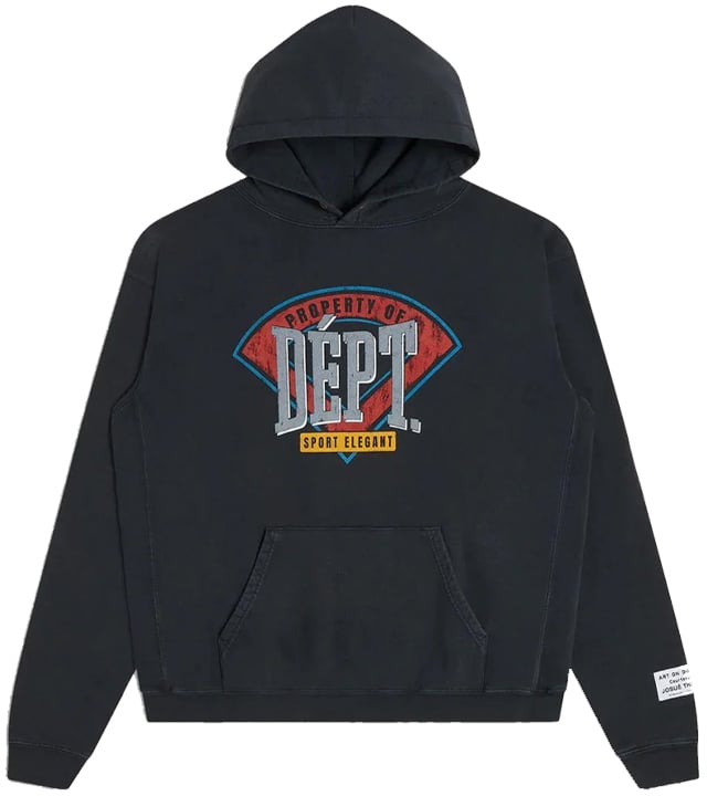 Gallery Dept. ATK Field Graphic Hoodie 'Vintage Black'