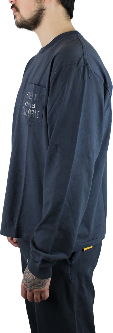 Gallery Dept. French Logo Pocket Longsleeve T-shirt (Vintage Black)