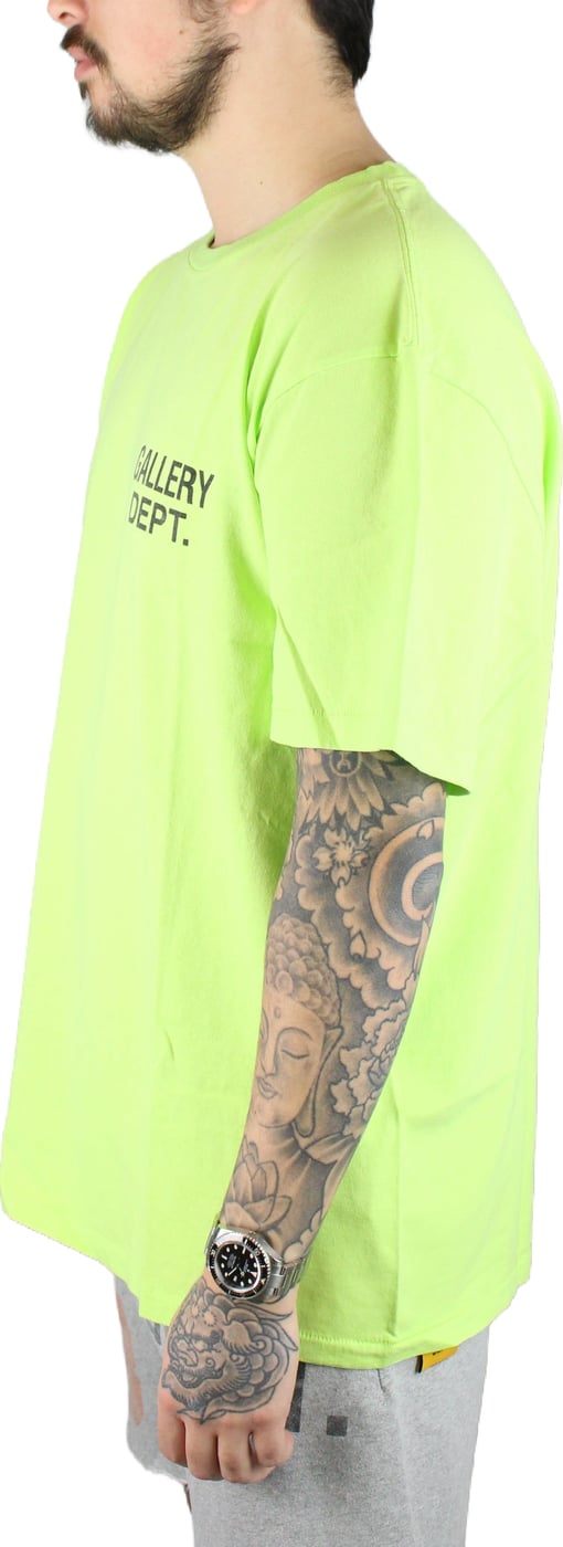 Gallery Dept. Souvenir Logo T-shirt (Lime)