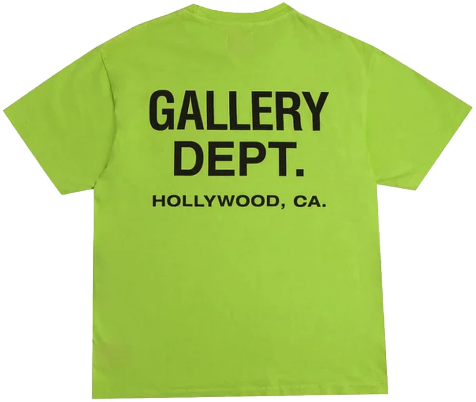 Gallery Dept. Souvenir Logo T-shirt (Lime)