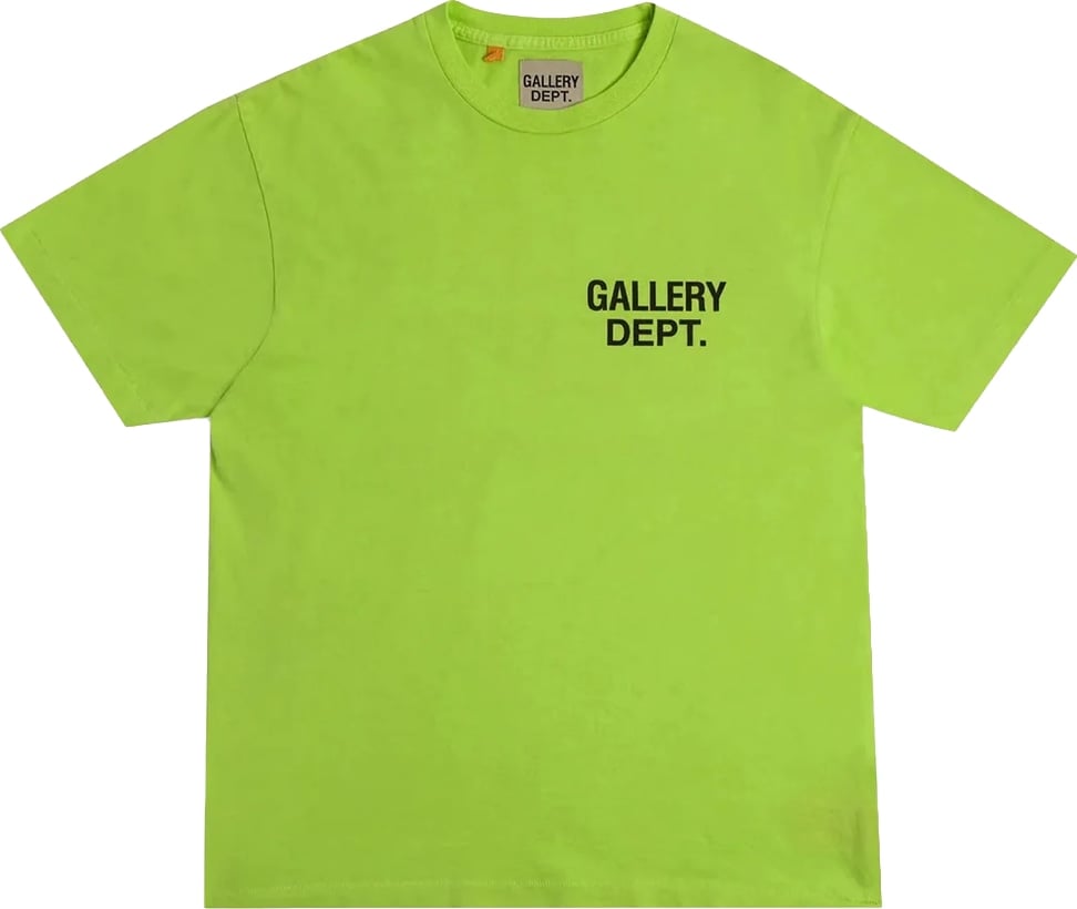 Gallery Dept. Souvenir Logo T-shirt (Lime)