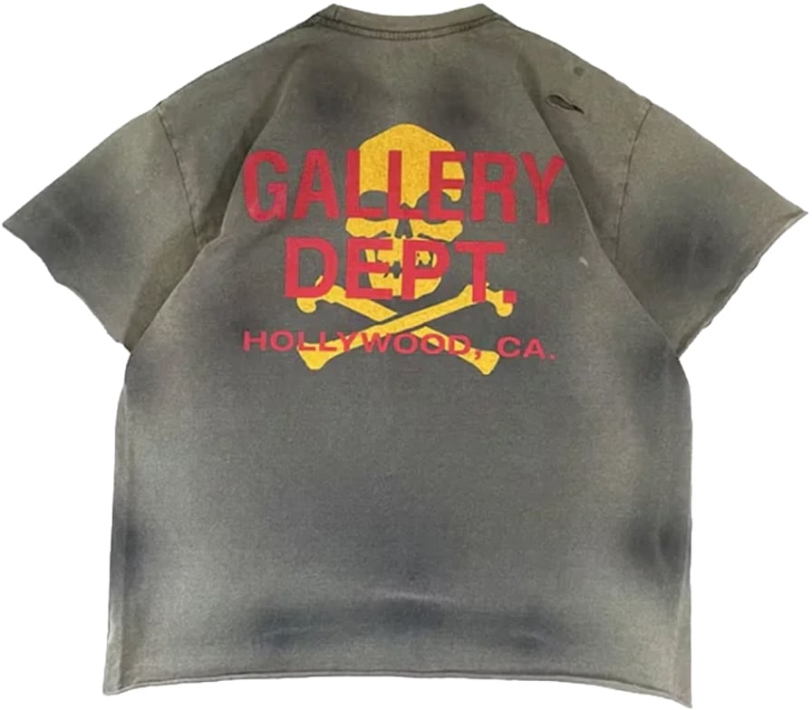 Gallery Dept. Pirate Zip T-Shirt (Gewassen Zwart)