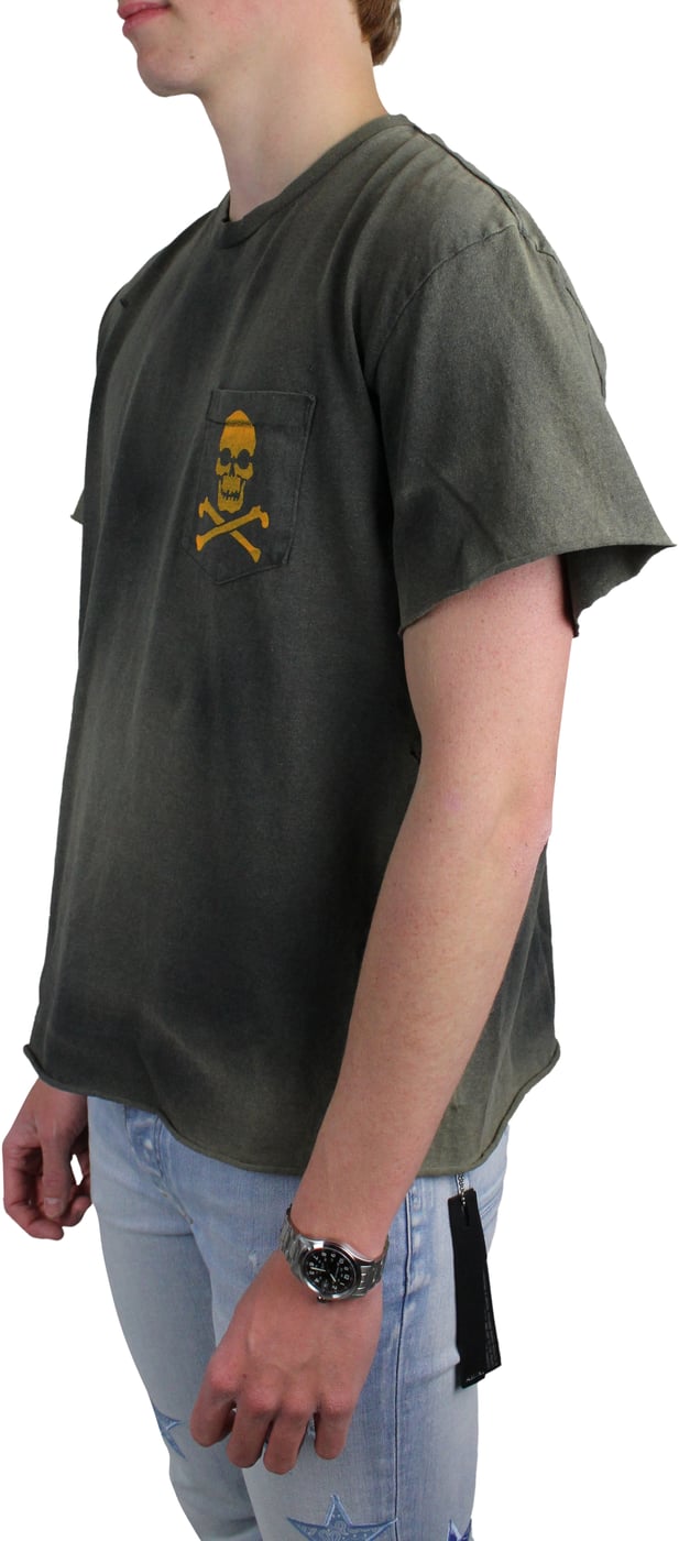 Gallery Dept. Pirate Zip T-Shirt (Gewassen Zwart)