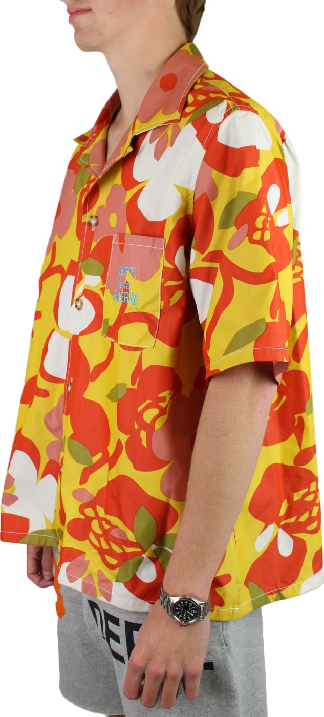 Gallery Dept. Cotton Patterned Parker Shirt (Oranje)
