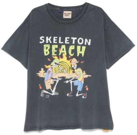 Galerij Dept. Skeleton Beach T-shirt 'Vintage Grey'
