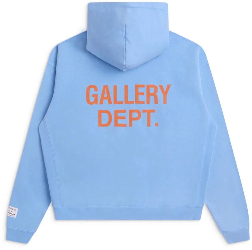 Gallery Dept. 90'S GD Logo Hoodie 'Baby Blue'