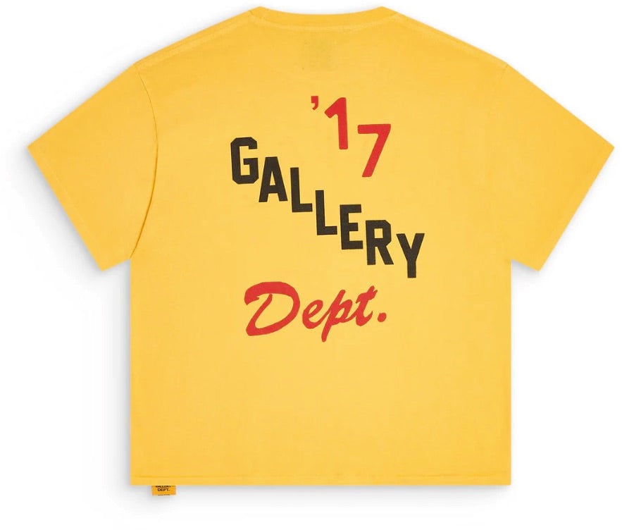 Gallery Dept. Boxing Merch Tee 'Goud Geel'