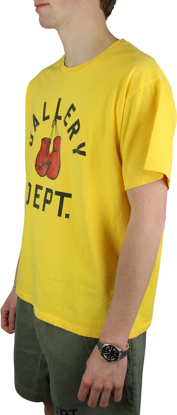 Gallery Dept. Boxing Merch Tee 'Goud Geel'