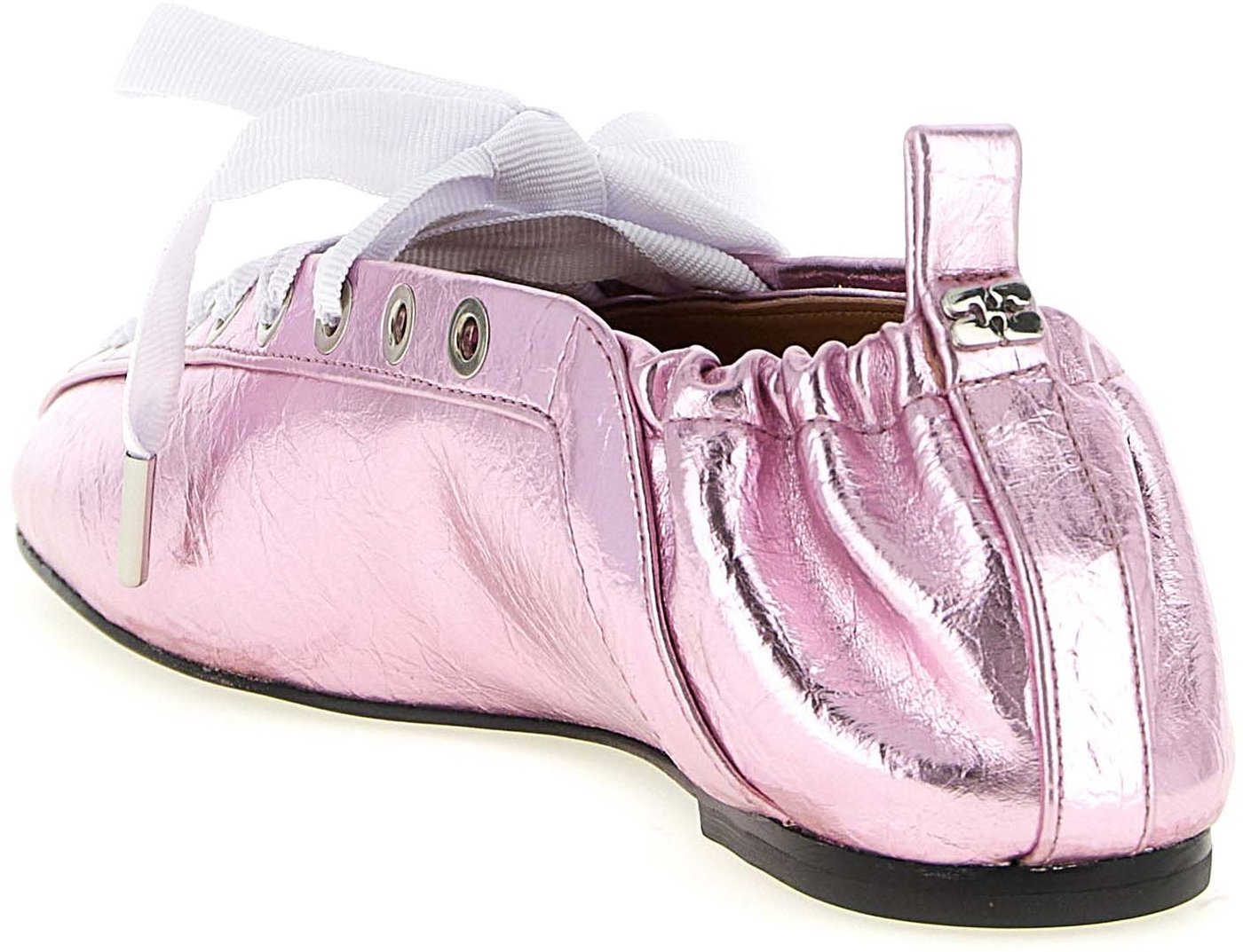 Ganni Multicolor Polyethylene Ballet Flats