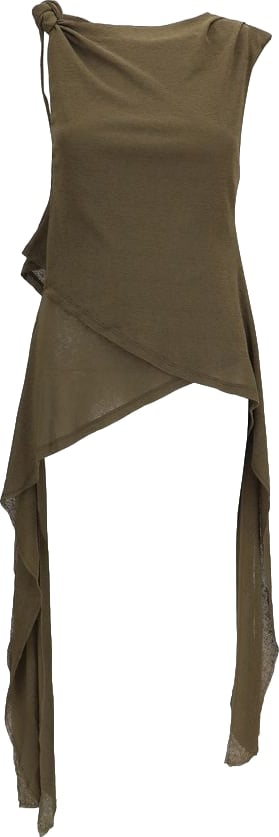 Ganni Bicolor Polyester Blouse