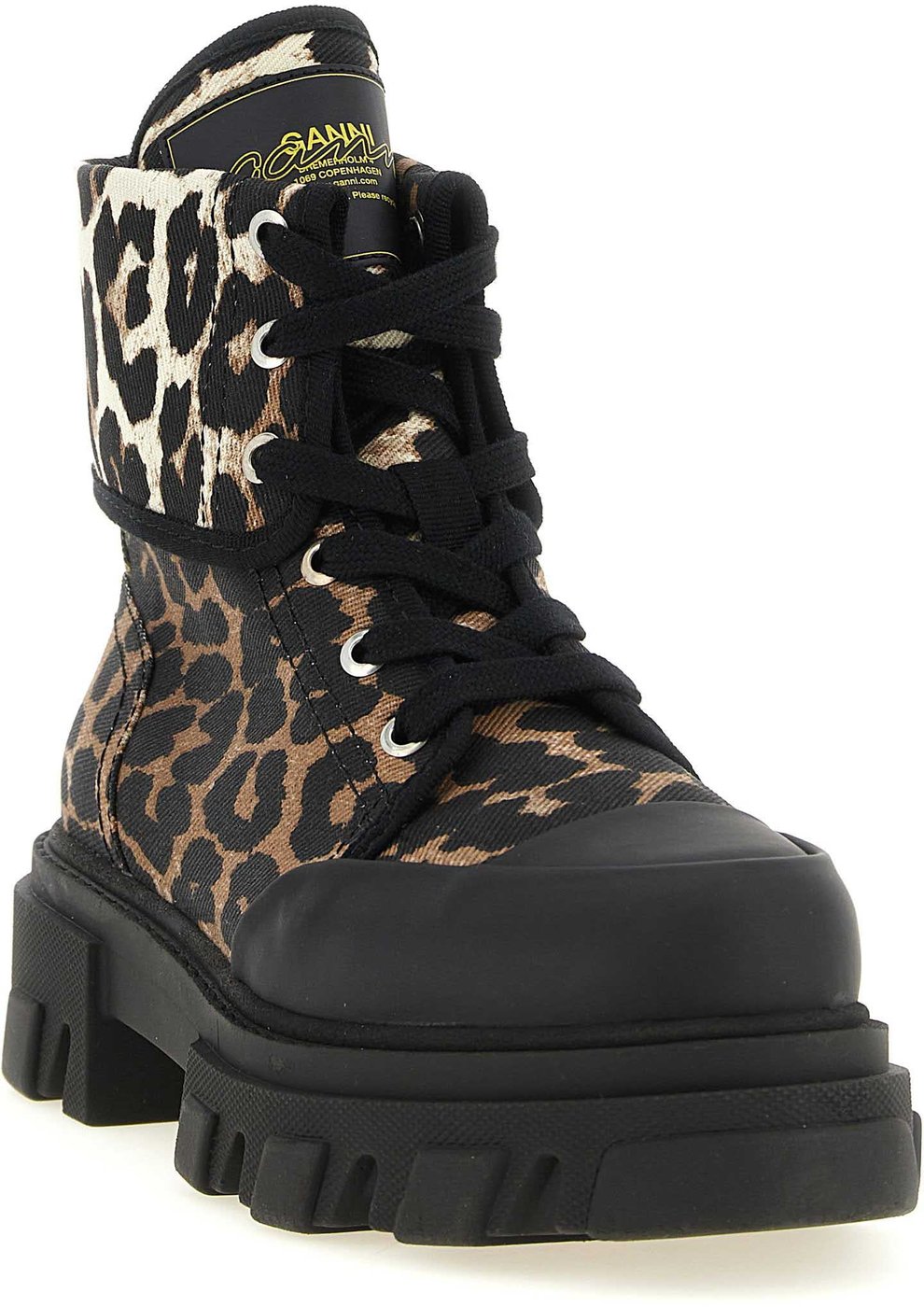 Ganni Denim Ankle Boots